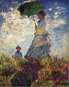 Claude Monet Woman with a Parasol, France oil painting artist